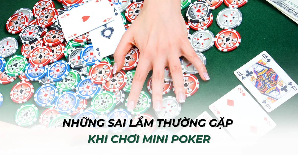 Những sai lầm thường gặp khi chơi Mini Poker